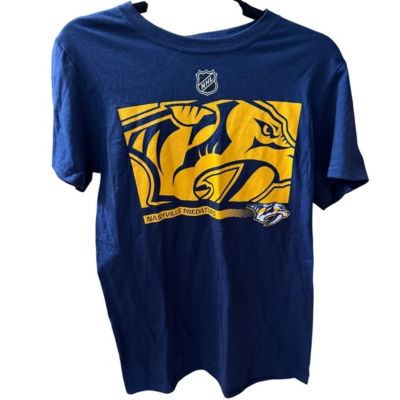 Fanatics Other - Nashville‎ Predators NHL Hockey T Shirt Navy Blue Mens Small Fanatics NWT